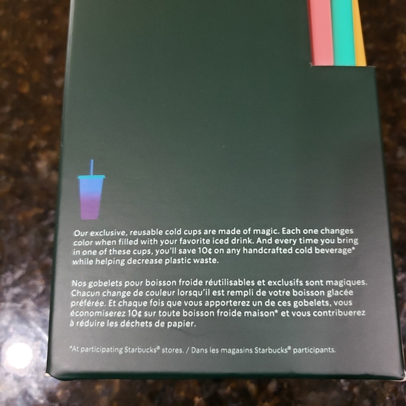 Starbucks Color Changing Reusable Cold Cups NIB - Picture 5 of 8
